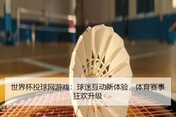 世界杯投球网游戏：球迷互动新体验，体育赛事狂欢升级